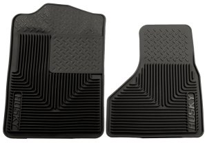 Ford F-450 Super Duty Floor Mats - Front - Husky Liners - Heavy Duty - Black - `08-`10